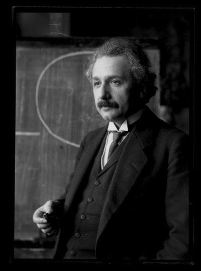 Foto de Albert Einstein (1879-1955) de Ferdinand Schmutzer