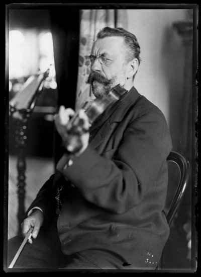 Fotografía de Immanuel Wirth (1842-1923) de Ferdinand Schmutzer