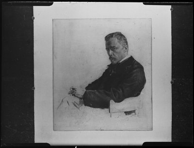 Reprografía a imágenes de Hugo Wolf (1860-1903) de Ferdinand Schmutzer