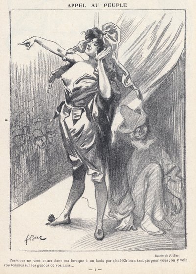 Llamamiento al pueblo (litografía) de Ferdinand Sigismund Bac