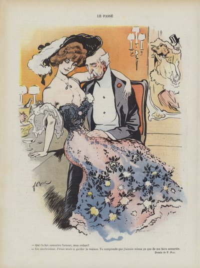 Ilustración para Le Rire (litografía en color) de Ferdinand Sigismund Bac