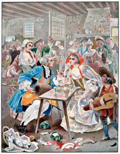 Pequeño Ramponneau, siglo XVIII, c. 1870-1950 de Ferdinand Sigismund Bac
