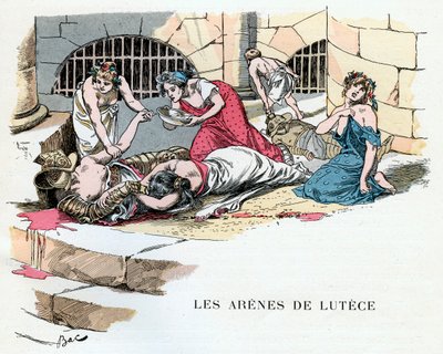 Las Arenas de Lutecia, c1870-1950 de Ferdinand Sigismund Bac