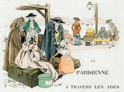 La Mujer Parisina a Través de los Siglos, siglo XVIII, c1880-1950 de Ferdinand Sigismund Bac