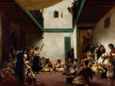 Una boda judía en Marruecos, 1841 de Ferdinand Victor Eugene Delacroix