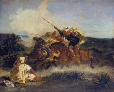 Fantasía árabe de Ferdinand Victor Eugene Delacroix