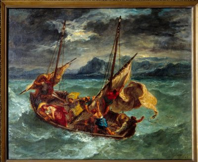 Cristo en el Lago Genesaret de Ferdinand Victor Eugene Delacroix