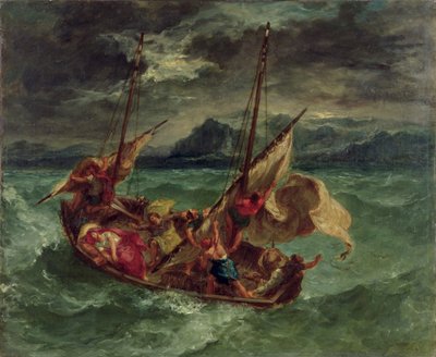Cristo en el Mar de Galilea de Ferdinand Victor Eugene Delacroix