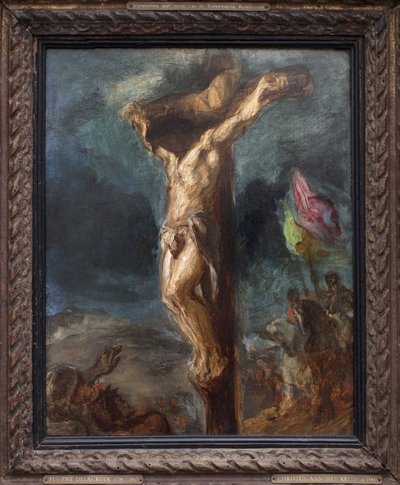 Crucifixión de Ferdinand Victor Eugene Delacroix