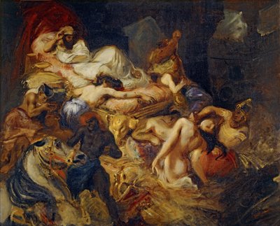 La Muerte de Sardanápalo de Ferdinand Victor Eugene Delacroix