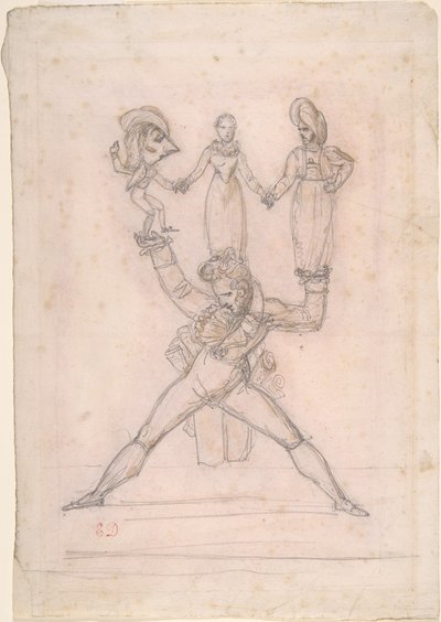 Teatro Italiano de Ferdinand Victor Eugene Delacroix