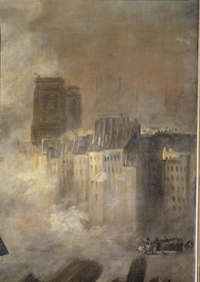 28 de julio de 1830; La libertad guía al pueblo ... de Ferdinand Victor Eugene Delacroix