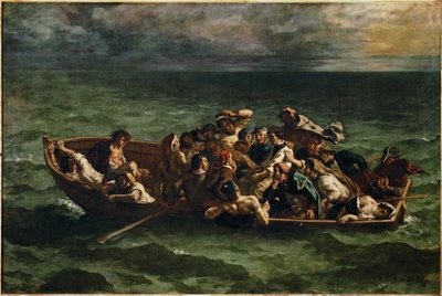 Le naufrage de Don Juan Don Juan naufraga ... de Ferdinand Victor Eugene Delacroix