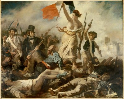 La libertad guiando al pueblo, 28 de julio de Ferdinand Victor Eugene Delacroix