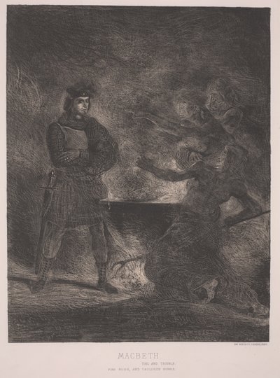 Macbeth de Ferdinand Victor Eugene Delacroix