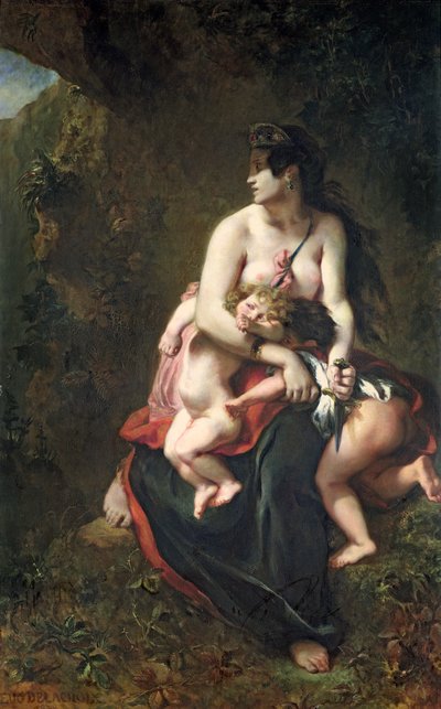 Medea, 1838 de Ferdinand Victor Eugene Delacroix