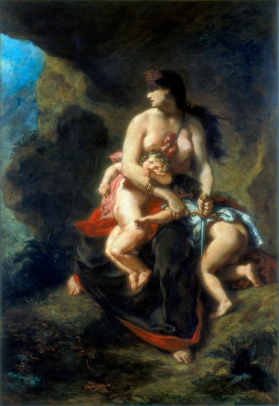 Medea, 1862 de Ferdinand Victor Eugene Delacroix
