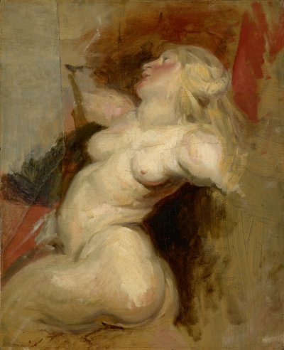 Nereida (copia después de Rubens), c.1822 de Ferdinand Victor Eugene Delacroix