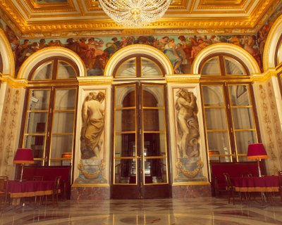 Pared norte del salón del rey decorada por Eugène Delacroix (1798-1863) de Ferdinand Victor Eugene Delacroix