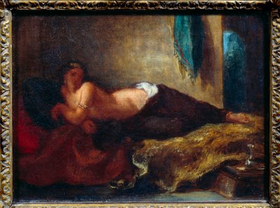 Odalisca de Ferdinand Victor Eugene Delacroix
