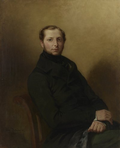 Retrato del Conde Charles de Mornay de Ferdinand Victor Eugene Delacroix