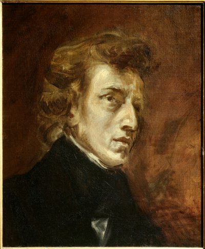 Retrato de Frédéric Chopin de Ferdinand Victor Eugene Delacroix
