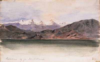 La costa de España en Salabreña de Ferdinand Victor Eugene Delacroix