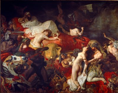 La muerte de Sardanápalo de Ferdinand Victor Eugene Delacroix