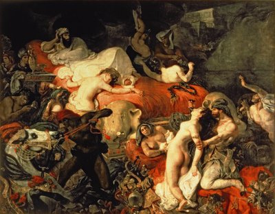 La muerte de Sardanápalo de Ferdinand Victor Eugene Delacroix