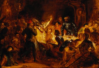 El Asesinato del Obispo de Lieja de Ferdinand Victor Eugene Delacroix