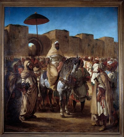 El sultán de Marruecos Muley Abd Err Rahman de Ferdinand Victor Eugene Delacroix