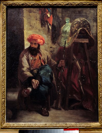 La silla turca de Ferdinand Victor Eugene Delacroix