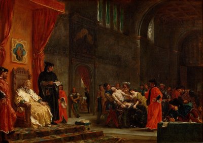 Los Dos Foscari, 1855 de Ferdinand Victor Eugene Delacroix