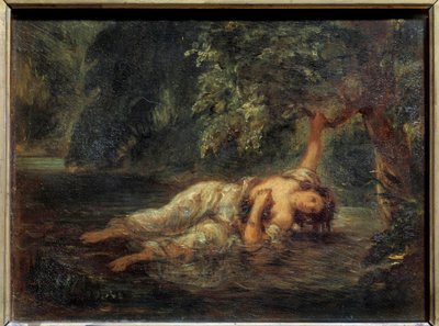 La muerte de Ofelia. Ilustración para “Hamlet” de William Shakespeare de Ferdinand Victor Eugene Delacroix