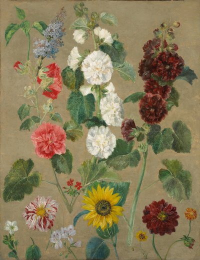 Sin título (Flores) de Ferdinand Victor Eugene Delacroix