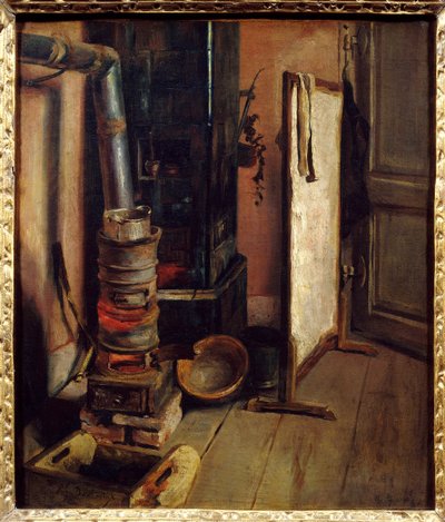 Rincón del taller, la estufa de pintura de Ferdinand Victor Eugene Delacroix