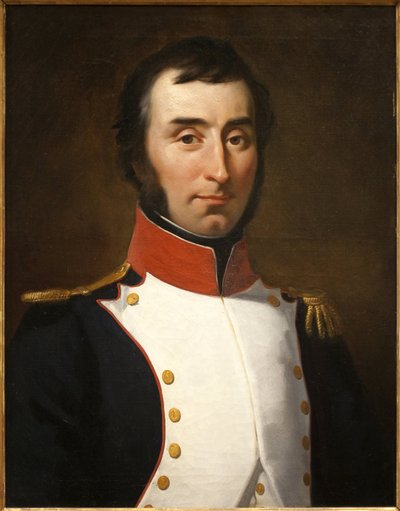 Retrato de Andre Massena (1758-1817, Duque de Rivoli y Príncipe de Essling, Mariscal del Imperio), comandando el 2º Batallón de Var (1792). de Ferdinand Wachsmuth