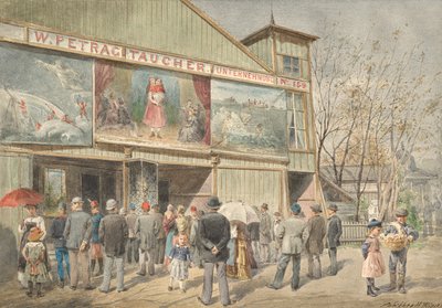 En el Wurstelprater de Viena de Ferdinand Weckbrodt