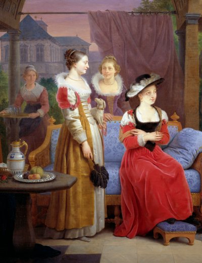 Rubens pintando un sombrero de paja en su estudio de Ferdinand de Braekeleer