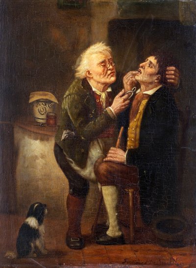 En el dentista de Ferdinand de Braekeleer the Elder