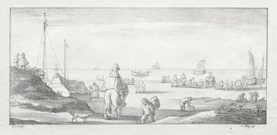 A lo largo de una costa holandesa, 1811-1816 de Ferdinand the Elder Piloty