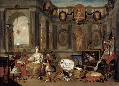 Alegoría de Europa, 1689 de Ferdinand van Kessel