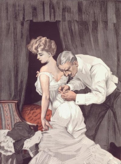 Sospecha. Extraño, esta mañana era un nudo, y ahora es un lazo de Ferdinand von Reznicek