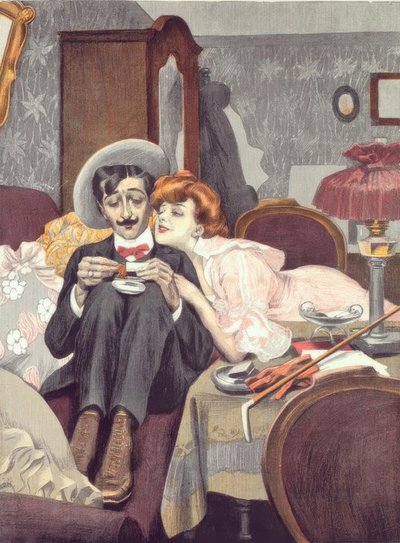 El marqués en Alemania. / Tú tienes i de Ferdinand von Reznicek