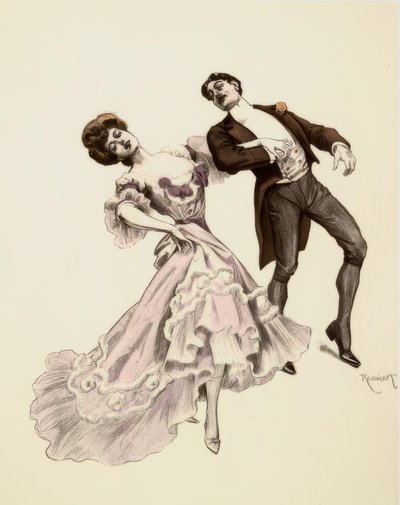 F. v. Reznicek, Cake walk / de: 6 imágenes de baile de Ferdinand von Reznicek