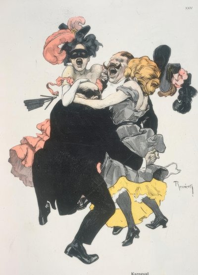Carnaval / — — Nos mantenemos firmes y leales juntos — ¡hip hip hurra! — — de Ferdinand von Reznicek