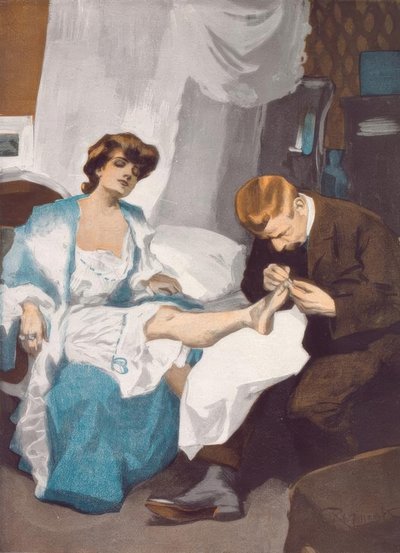 Pedicura. Por favor, solo muy bien, me comprometo hoy. de Ferdinand von Reznicek