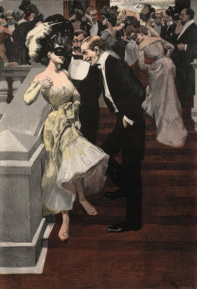 Reznicek / Bal pare / de: Mundo galante/1904 de Ferdinand von Reznicek