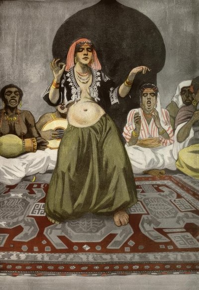 Reznicek / Danza del vientre / Gráfica 1906 de Ferdinand von Reznicek