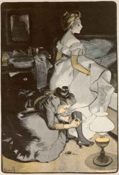 Antes del baile de Ferdinand von Reznicek